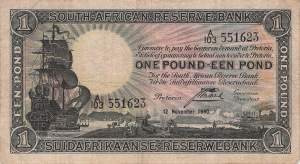 Südafrika p84e 1 Pound 1940